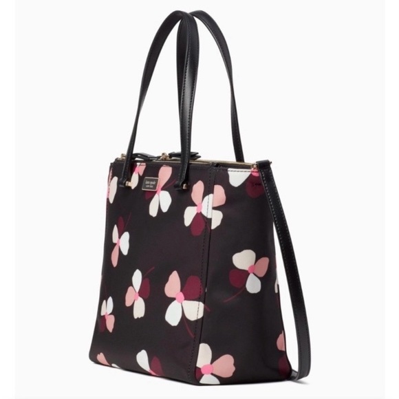 RARE like new Kate Spade Medium Satchel Handbag Dawn Dusk Buds Floral Print - Picture 6 of 16